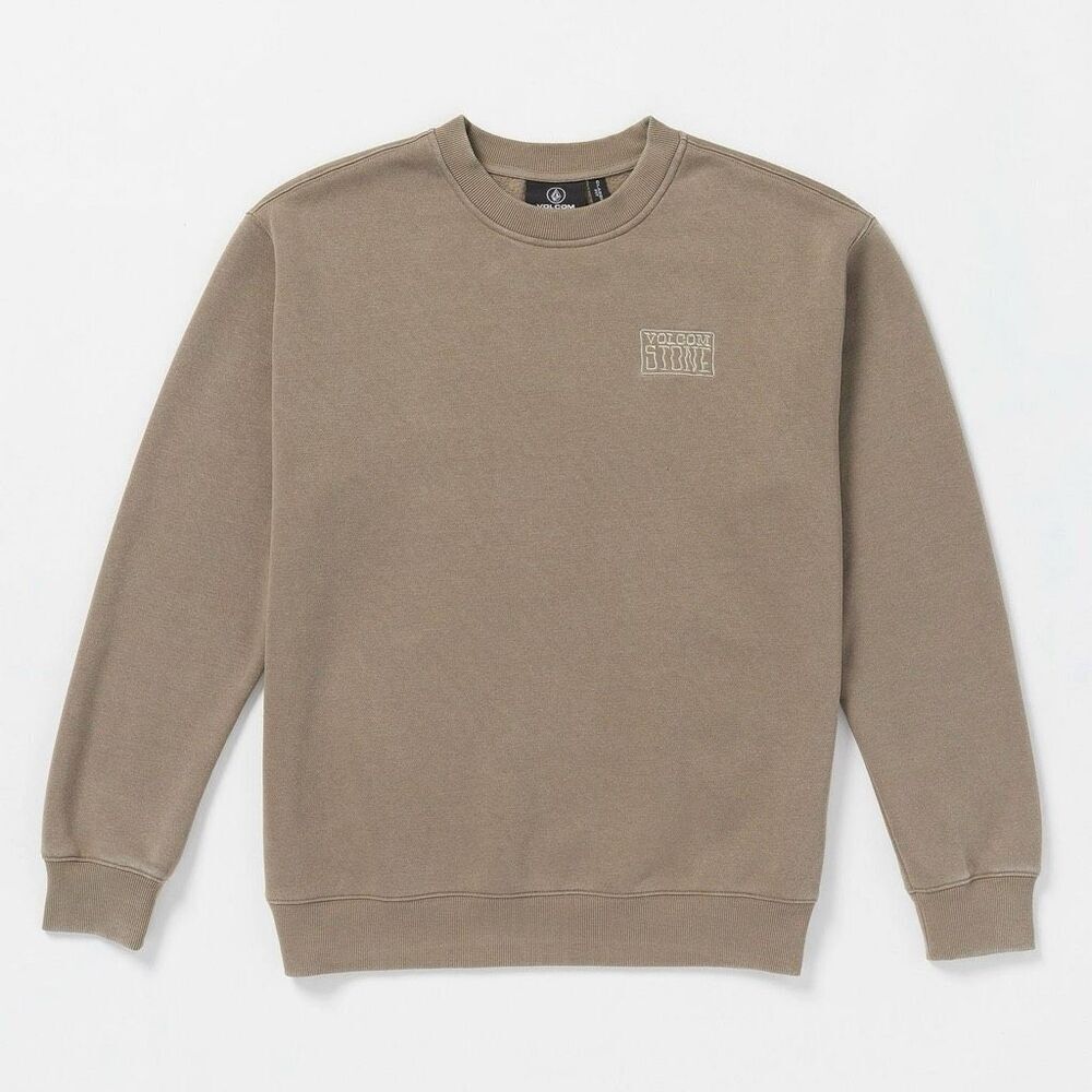 Volcom NWT Backwash Crewneck Teak Small